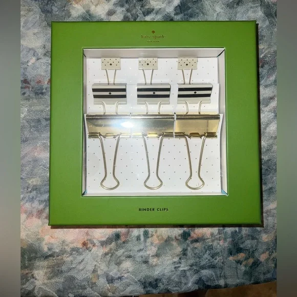 Kate Spade binder clip set - Picture 6 of 9